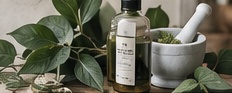 Botanical wellness still life